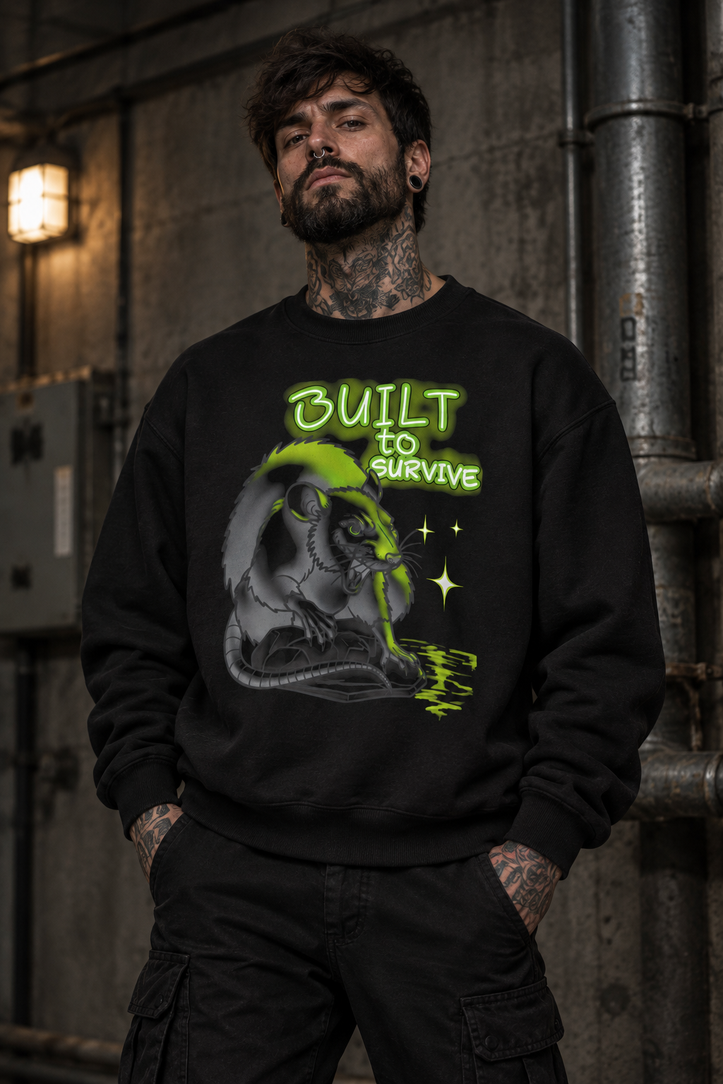 Felpa Built to SURVIVE - rat