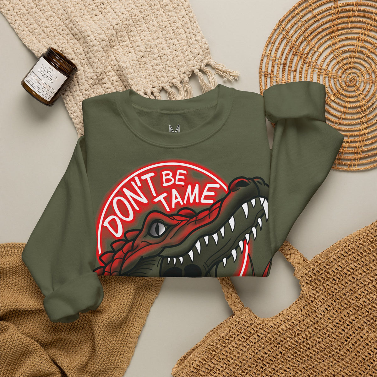 Felpa Don't Be Tame Alligator